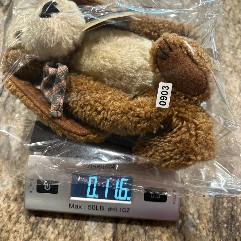 Vintage Floppy Ear Dog Plush NWT 11in Brown Boyds Collection J.B. Bean